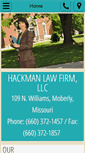 Mobile Screenshot of hackmanlawfirm.com